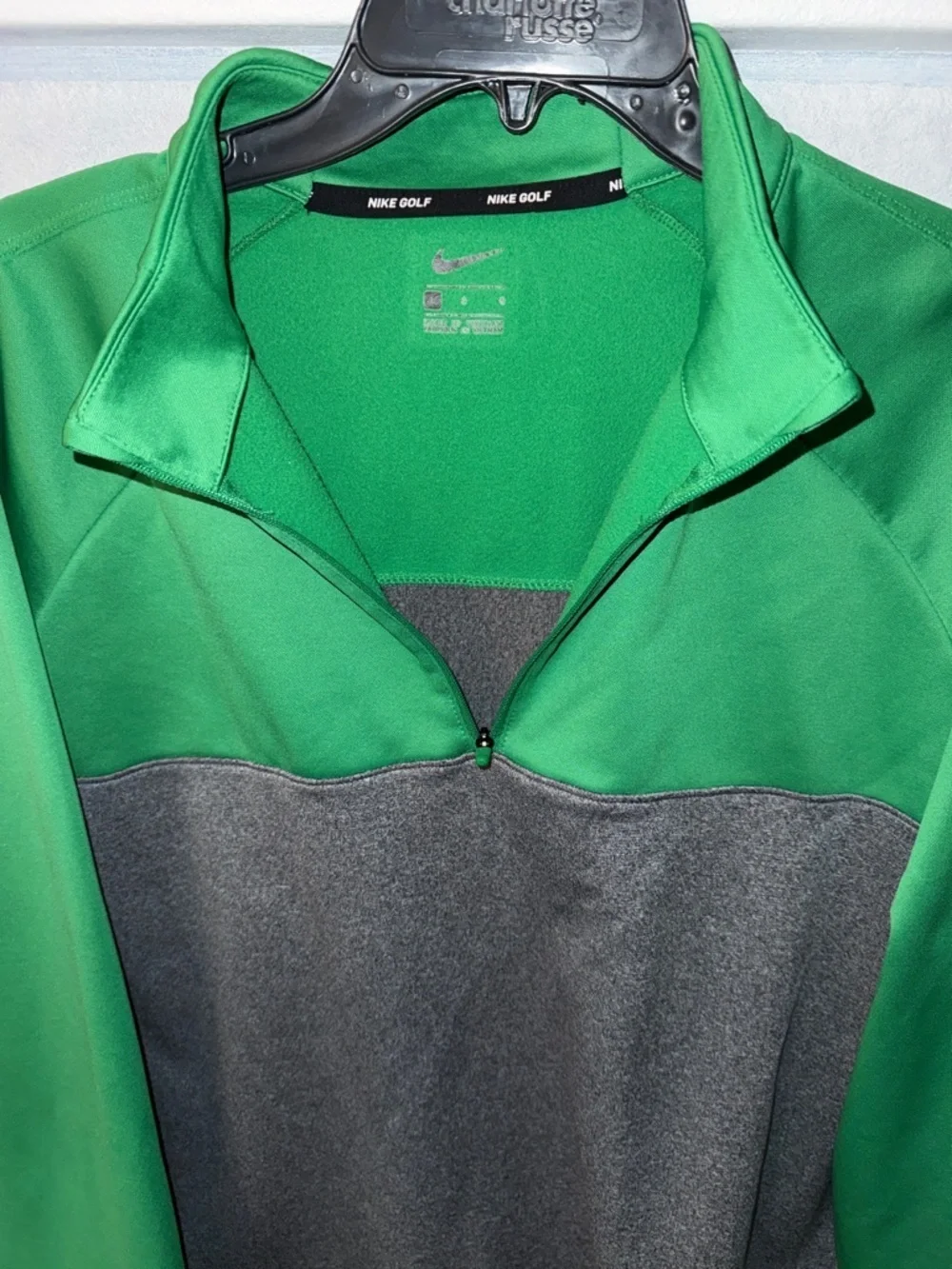 Nike golf Half-Zip fleece Pullover activewear athleisure sporty women’s SZ L